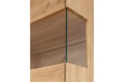 Vetrina alta 2 ante destra in legno naturale massello oliato