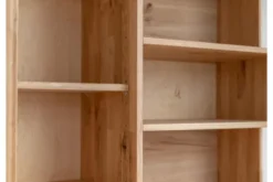 Vetrina alta 2 ante destra in legno naturale massello oliato
