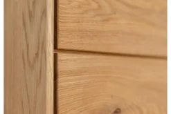 Vetrina bassa 2 ante design moderno in rovere massello grezzo
