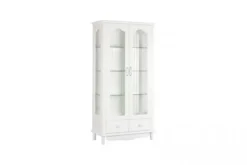 Vetrina bianca 2 ante stile provenzale Princess 861