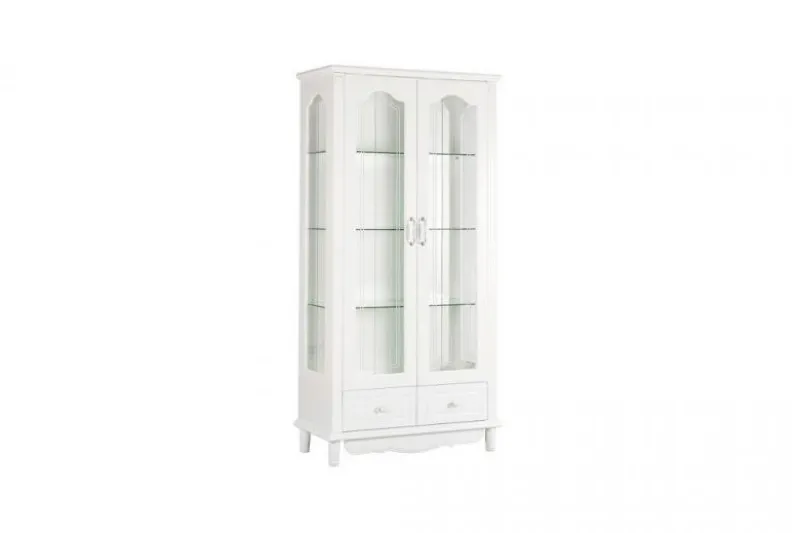 Vetrina bianca 2 ante stile provenzale Princess 861