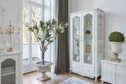 Vetrina bianca 2 ante stile provenzale Princess 861