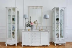 Vetrina bianca in stile provenzale destra Princess 861