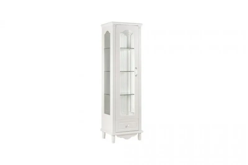 Vetrina bianca in stile provenzale destra Princess 861