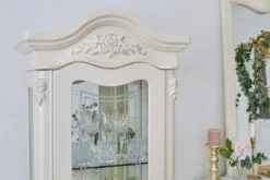 Vetrina classica in legno avorio con apertura a destra BELLA 925