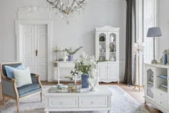 Vetrina provenzale 2 ante per salotto Princess 881
