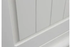 Vetrina shabby chic 2 ante pino massello bianco top naturale