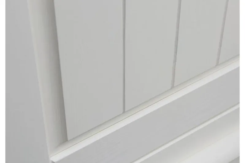 Vetrinetta shabby chic pino massello bianco